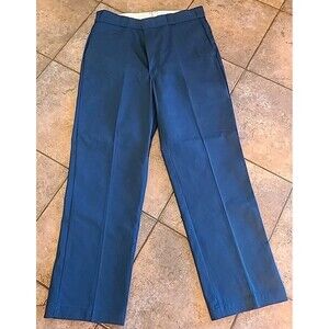 Dickies Work Pants Flex Original Fit Navy Blue Men's 38 x 32 Casual Grunge Work